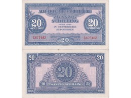 Австрия. Банкнота 20 шиллингов 1944г.