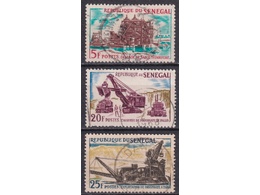 Сенегал. Техника. Почтовые марки 1964г.