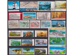 Пейзаж. Почтовые марки Германии.