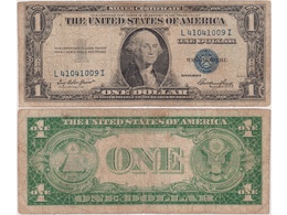 США. 1 доллар 1935г. (Е). Серебряный сертификат.