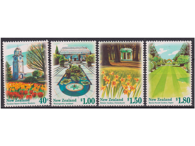 Новая Зеландия. Флора. Почтовые марки 1996г.