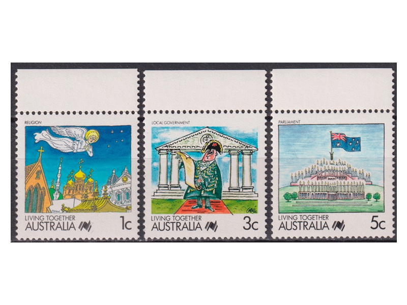 Австралия. Почтовые марки 1988г.