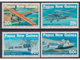 Папуа-Новая Гвинея. Самолеты. Серия марок 1984г.