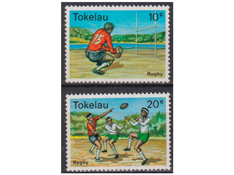 Токелау. Спорт. Почтовые марки.