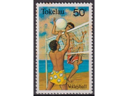 Токелау. Спорт. Почтовая марка 1981г.