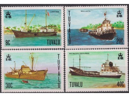 Тувалу. Корабли. Серия марок 1978г.