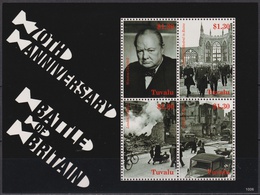 Тувалу. Черчилль. Почтовый блок 2010г.