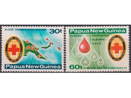 Папуа-Новая Гвинея. Доноры. Почтовые марки 1980г.