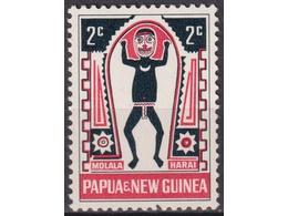 Папуа-Новая Гвинея. Фольклор. Почтовая марка 1966г.