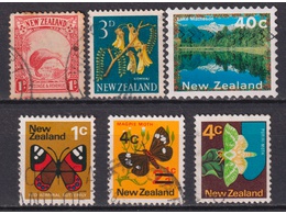 Новая Зеландия. Набор почтовых марок.