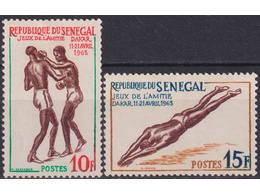 Сенегал. Виды спорта. Почтовые марки 1963г.