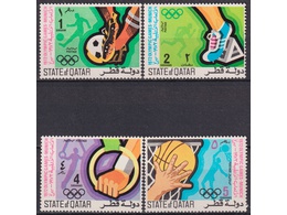 Катар. Мюнхен-72. Почтовые марки 1972г.