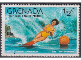 Гренада. Спорт. Почтовая марка 1977г.