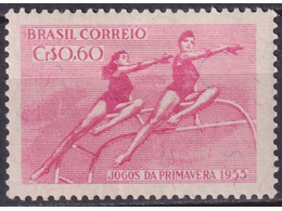 Бразилия. Спорт. Почтовая марка 1955г.