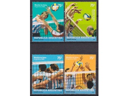 Аргентина. Спорт. Почтовые марки 2002г.