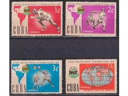 Куба. Спорт. Почтовые марки 1962г.
