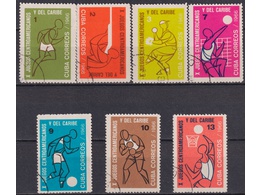 Куба. Спорт. Почтовые марки 1966г.