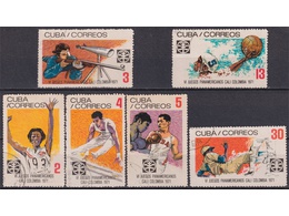 Куба. Спорт. Почтовые марки 1971г.