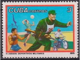 Куба. Спорт. Почтовая марка 1976г.