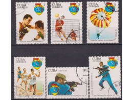 Куба. Спорт. Почтовые марки 1977г.