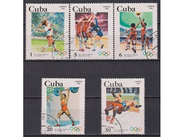 Куба. Олимпиада. Почтовые марки 1983г.
