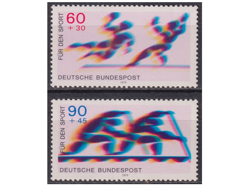 Германия (ФРГ). Спорт. Серия марок 1979г.