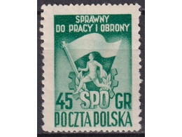 Польша. Спорт. Почтовая марка 1951г.