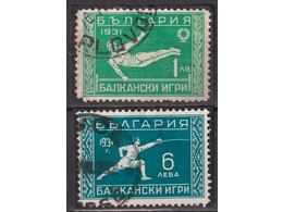 Болгария. Спорт. Почтовые марки 1931г.