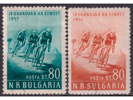 Болгария. Спорт. Серия марок 1957г.