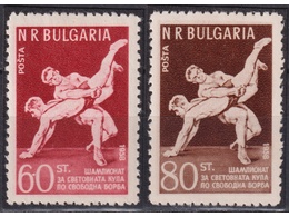 Болгария. Спорт. Серия марок 1958г.