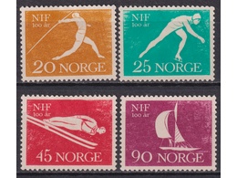 Норвегия. Спорт. Серия марок 1961г.