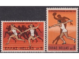 Греция. Спорт. Почтовые марки 1969г.