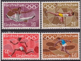 Лихтенштейн. Спорт. Серия марок 1972г.