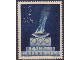 Австрия. Спорт. Почтовая марка 1948г.