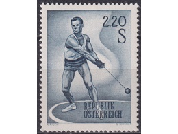 Австрия. Виды спорта. Почтовая марка 1967г.