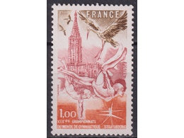 Франция. Спорт. Почтовая марка 1978г.