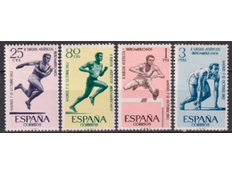 Испания. Спорт. Серия марок 1962г.