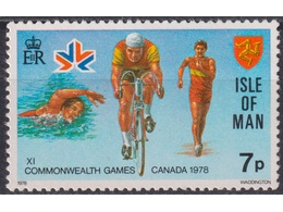 Остров Мэн. Спорт. Почтовая марка 1978г.