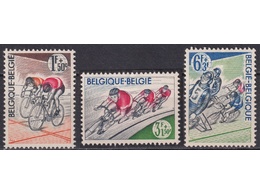 Бельгия. Спорт. Почтовые марки 1963г.