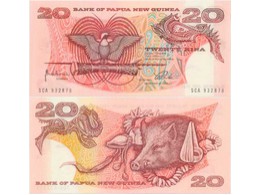 Папуа-Новая Гвинея. 20 кин 1985-1989г.