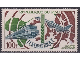 Республика Мали. Транспорт. Почтовая марка.