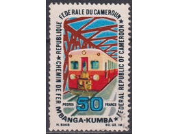 Камерун. Транспорт. Почтовая марка 1969г.