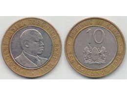 Кения. 10 шиллингов 1994г.