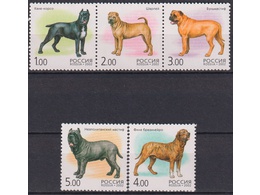 Собаки. Почтовые марки 2002г.