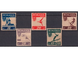 Румыния. Спорт. Серия марок 1946г.