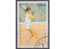 Куба. Теннис. Почтовая марка 1993г.