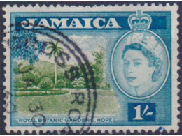 Ямайка. Ботанический сад. Почтовая марка 1956г.