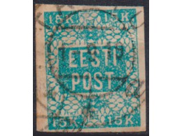 Эстония. Стандарт. Филателия. Почтовая марка 1918г.