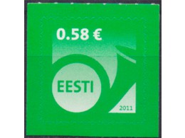 Эстония. Почтовые горны. Почтовая марка 2011г.
