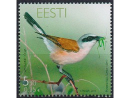Эстония. Фауна. Птица. Почтовая марка 2010г.